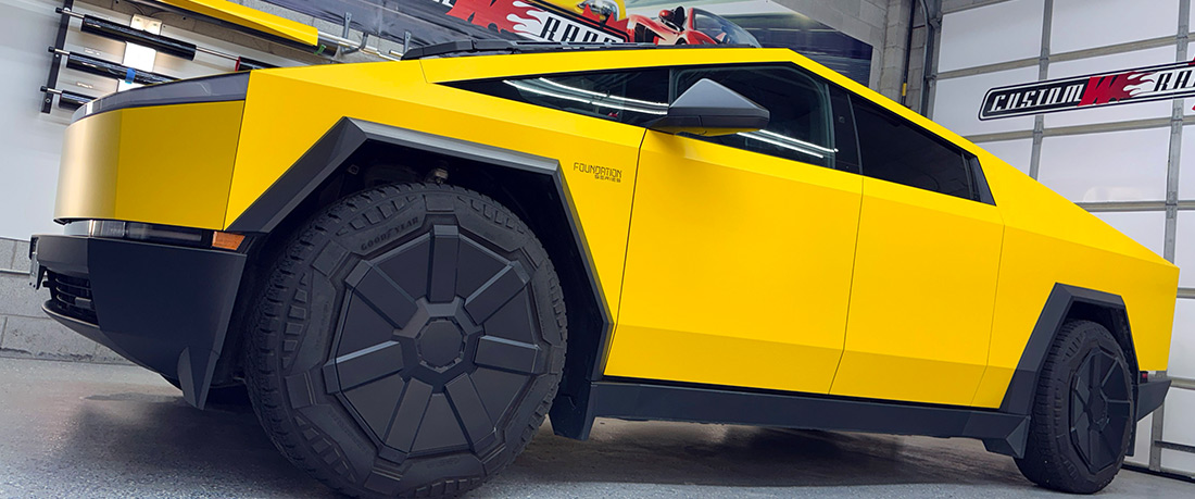 Avery Satin Yellow Cyber Truck