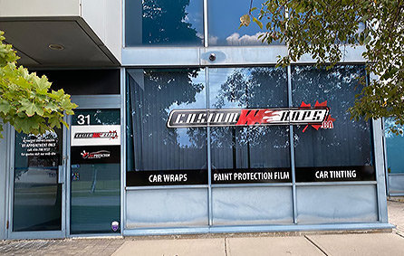 Custom Wraps Toronto office