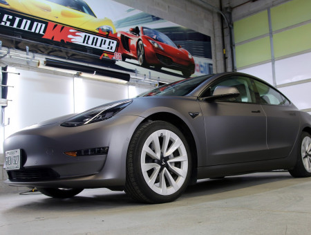 Tesla Model 3 3M Matte Dark Grey