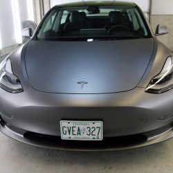 Tesla Model 3 3M Matte Dark Grey 
