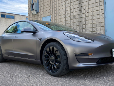 Tesla Model 3 Satin Dark Gray