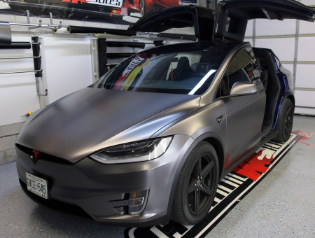 Tesla X Satin Dark Grey