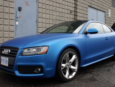 Audi S5 matte Blue Metallic