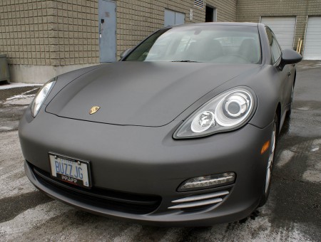 Porsche Panamera Matte Dark Grey