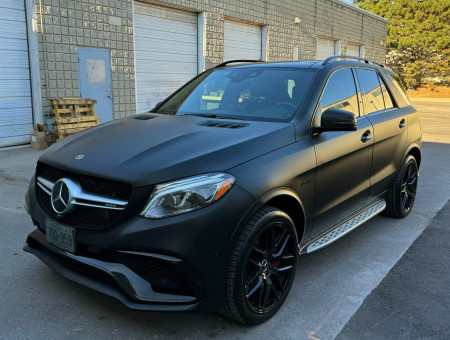 Mercedes GLE63S Matte Deep Black