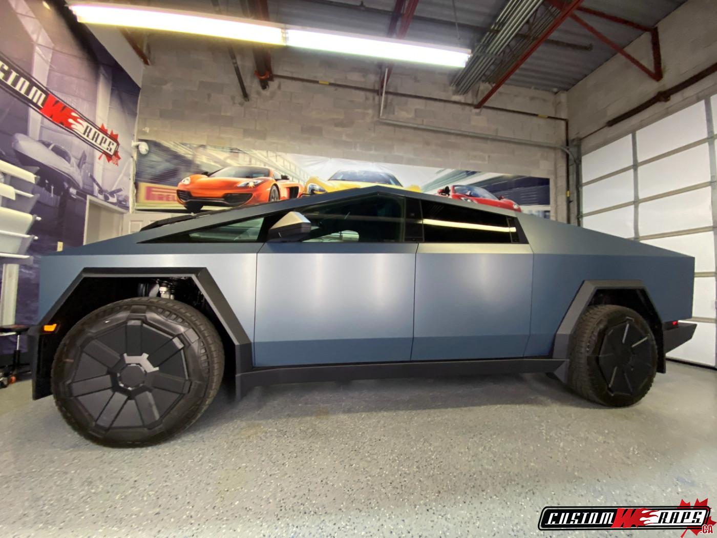 Tesla Cybertruck Satin Thundercloud - CUSTOMWRAPS.CA